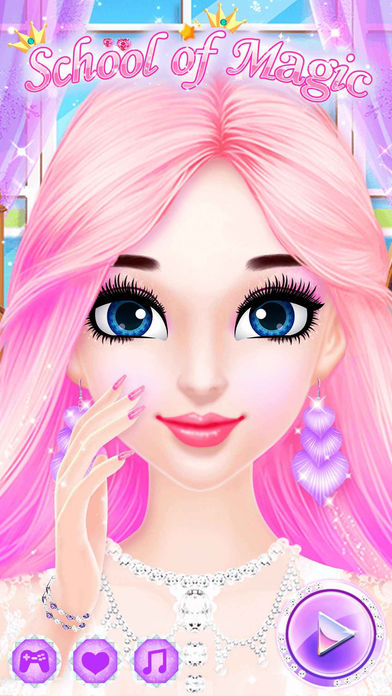 公主魔法学院之梦幻穿衣 - 女孩子玩的化妆、装扮游戏