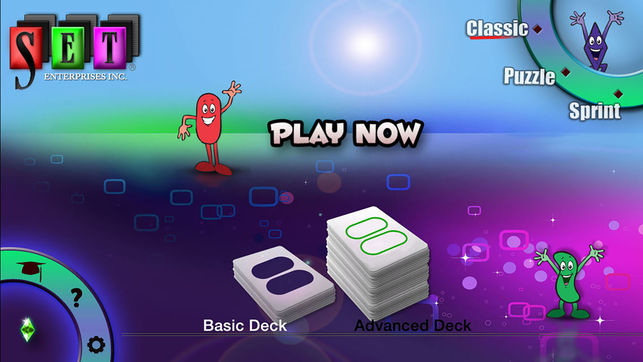SET Mania – The Official SET Card Game App for The Family Game of Visual Perception