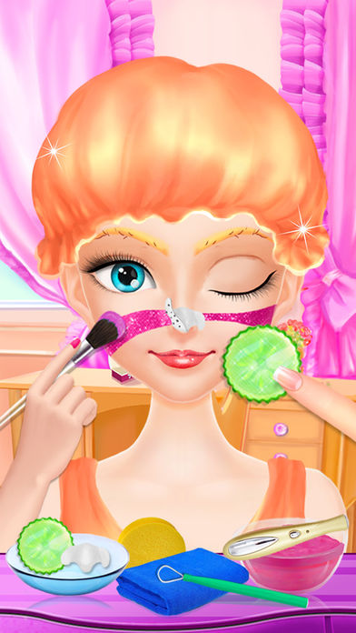 电影明星少女的时尚生活 - 女生化妆造型游戏