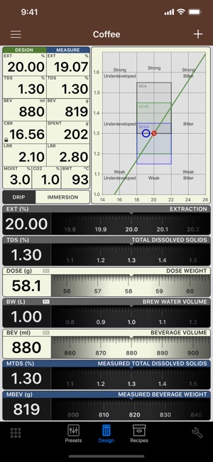 VST CoffeeTools PRO for iPhone