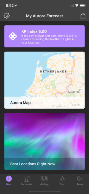 My Aurora Forecast Pro - Northern Lights Alerts