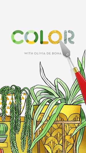 Tayasui Color - 一本可透视本心，令人轻松愉快的成人色彩书。