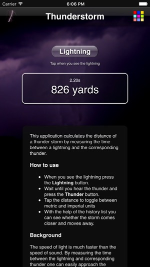 Thunderstorm Calculator