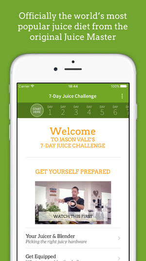Jason Vale’s 7-Day Juice Challenge (7lbs in 7 Days)