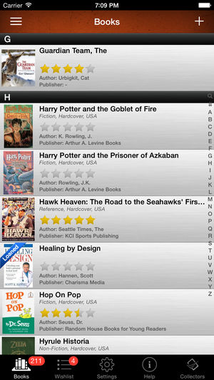 Book List - Bookshelf Library ISBN Scanner Crawler