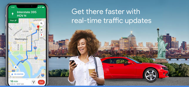 Google 地图 - 导航及公共交通