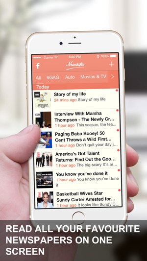 头条新闻日报 Newsrific －今日最好的 News Digest with Yahoo Feeds