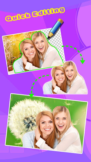 天天抠图 - 背景擦除,证件照大头照, P图修图相机自拍神器