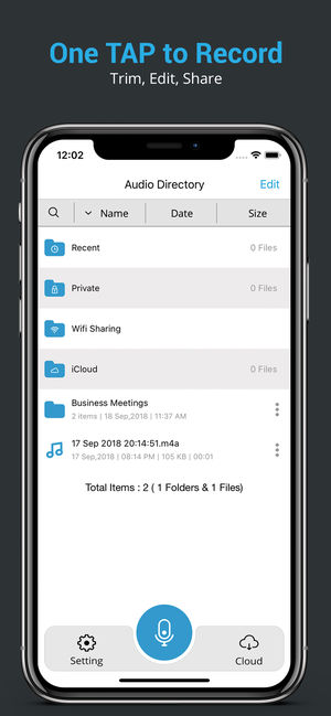 Audio Recorder : Voice And Audio Memos Recordings